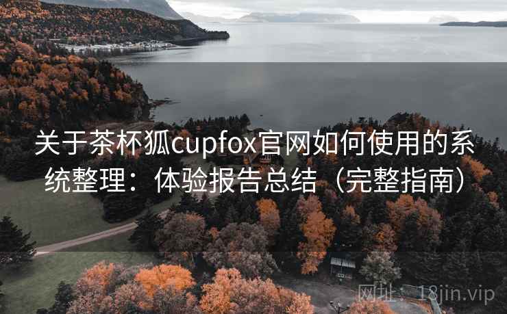 关于茶杯狐cupfox官网如何使用的系统整理：体验报告总结（完整指南）